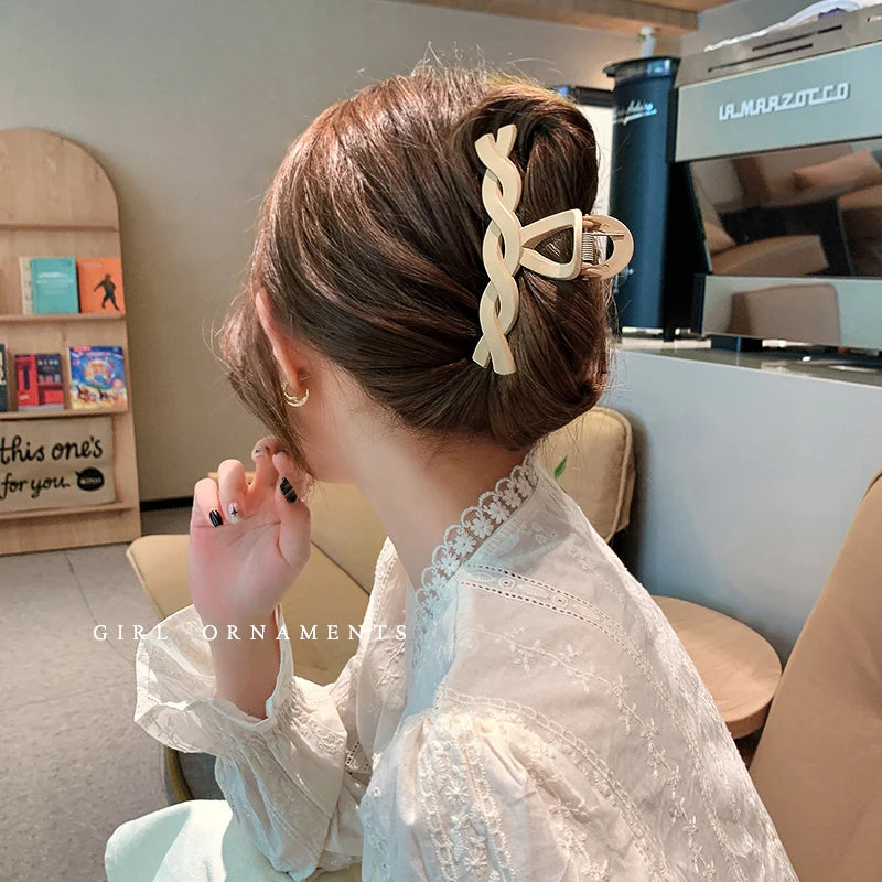Sif's Large Hair Fashion Claw Korean For Girl Clip Barrette Hair Accessories