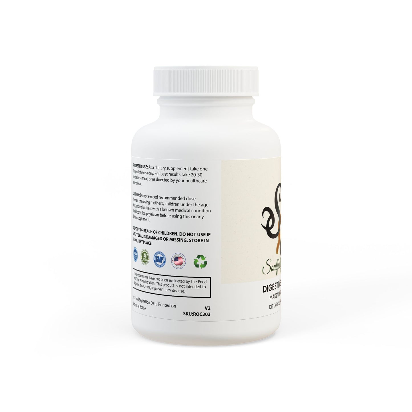 Sif's Digestive Enzyme Blend Supplement (60 Capsules)