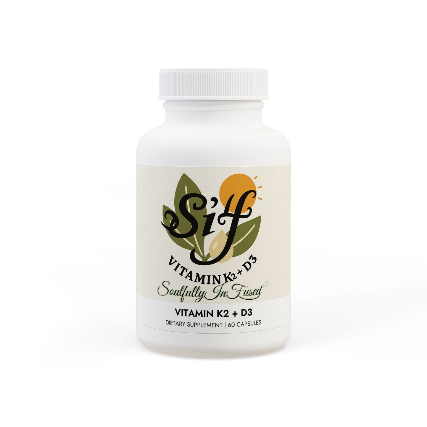 Sif's Vitamin K2 + D3 Supplement (60 Capsules)