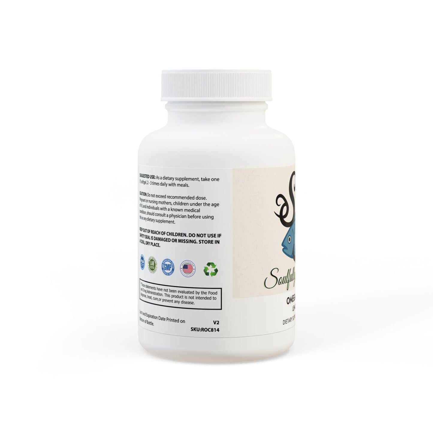 Sif's Omega 3 Fish Oil Supplement (60 Softgels)