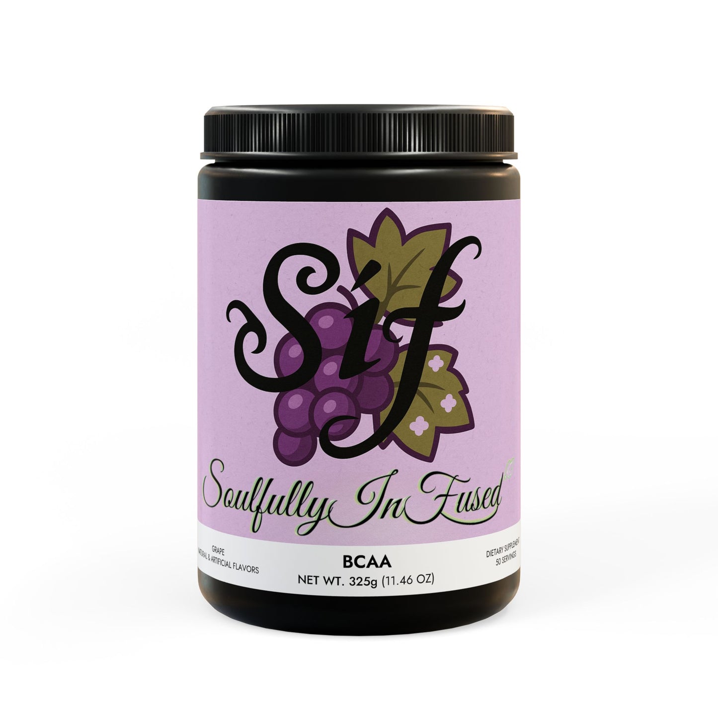 Sif's BCAA Supplement, Grape (325g, 11.46oz, 50 servings)