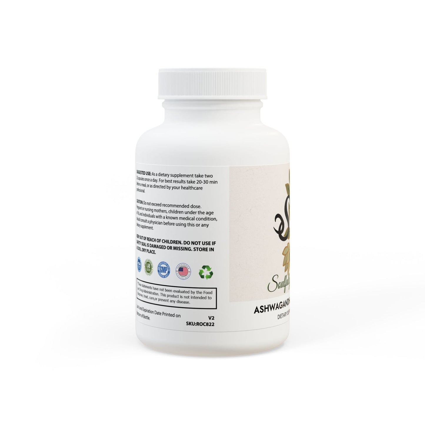 Sif's Ashwagandha and Black Pepper Supplement (60 capsules)