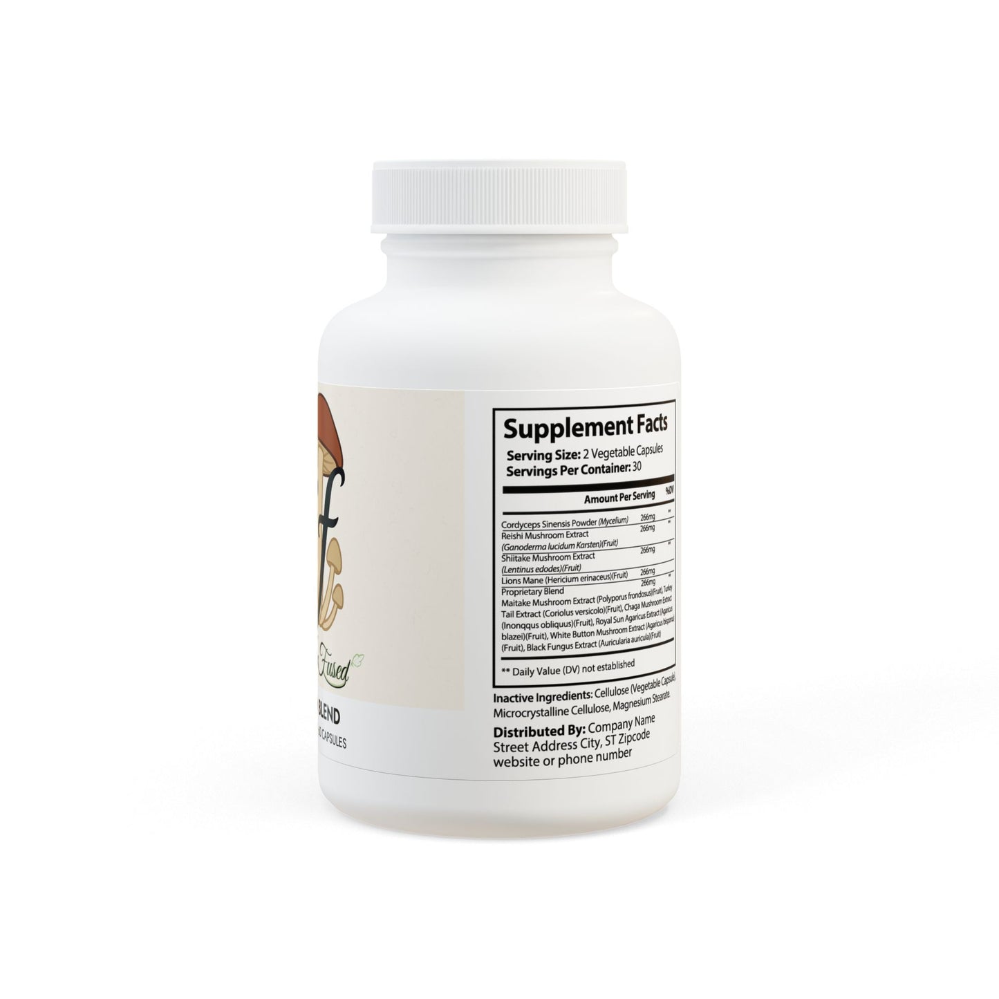 Sif's Mushroom Blend Supplement (60 Capsules)