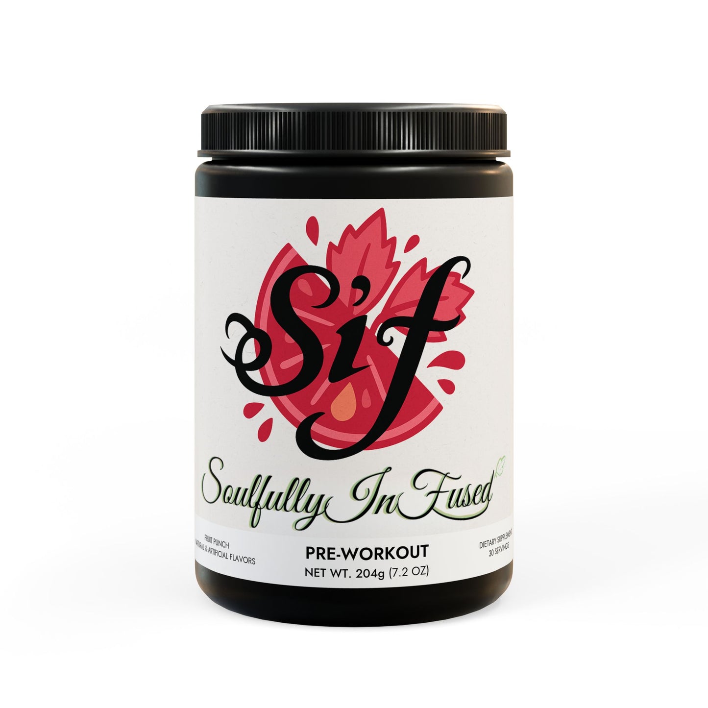 Sif's Pre-Workout Supplement, Fruit Punch (204g, 7.1oz)