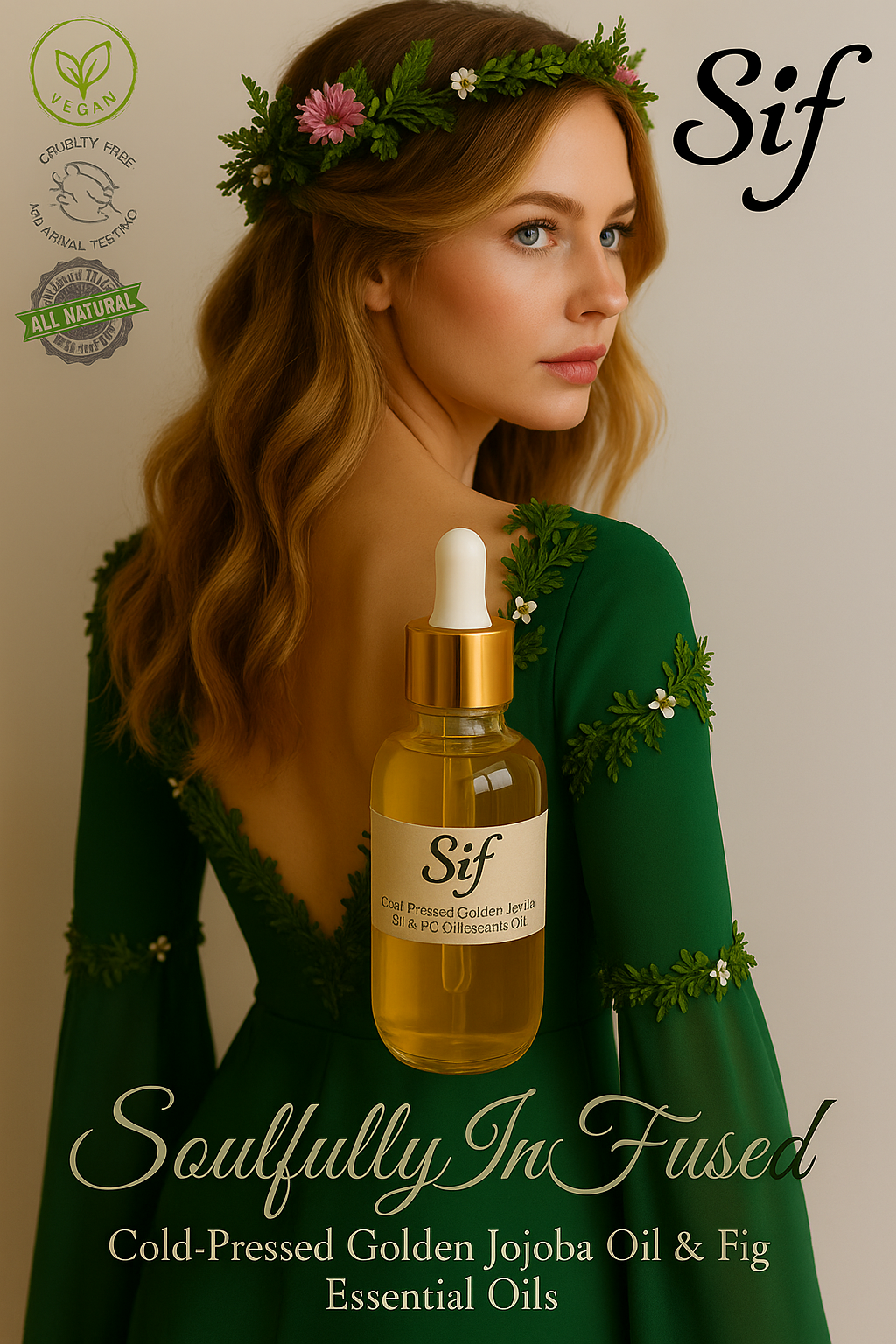 Sif's Cold-Pressed Golden Jojoba Oil & Fig Oil