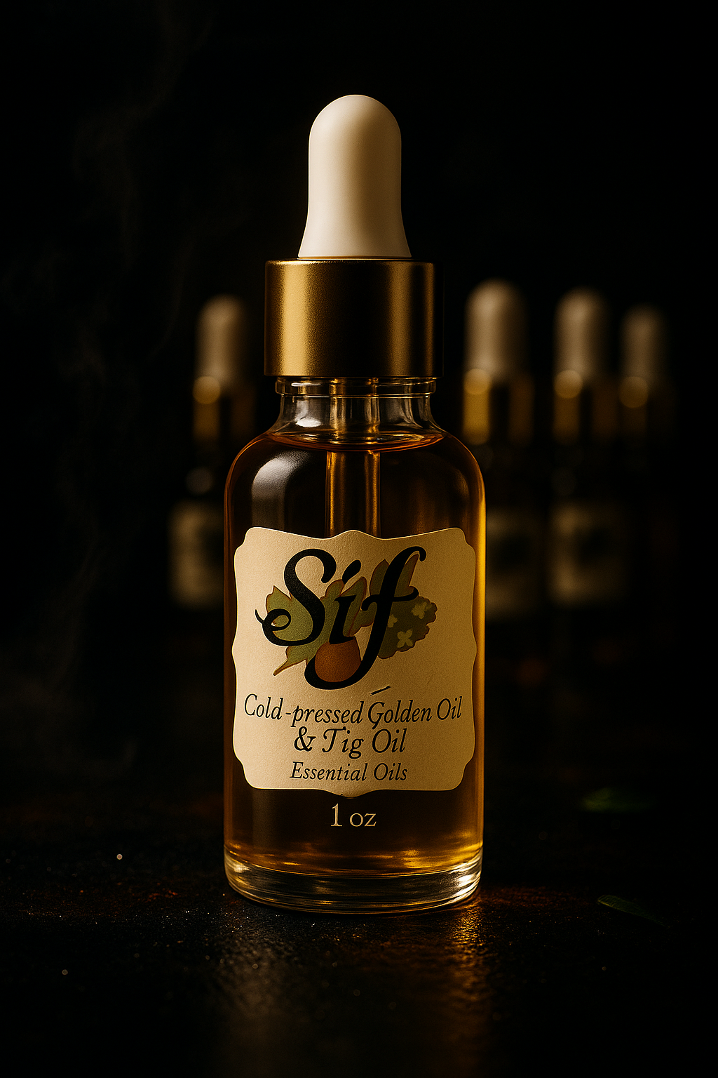 Sif's Cold-Pressed Golden Jojoba Oil & Fig Oil